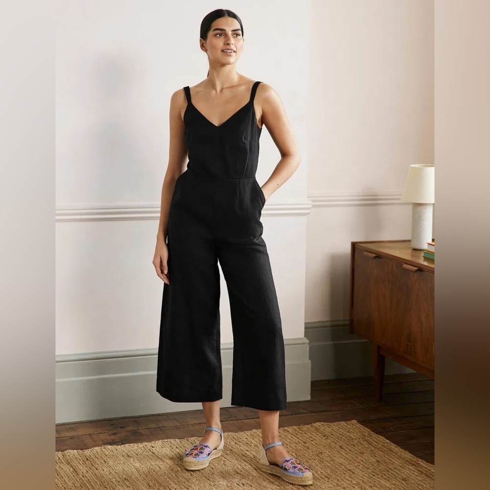 Boden Black Jumpsuit Chic and Versatile